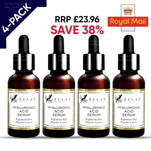 Eclat hyaluronic acid serum - 4x,