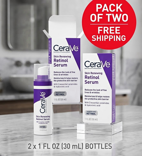 2pcs cerave skin renewing - 2pcs,